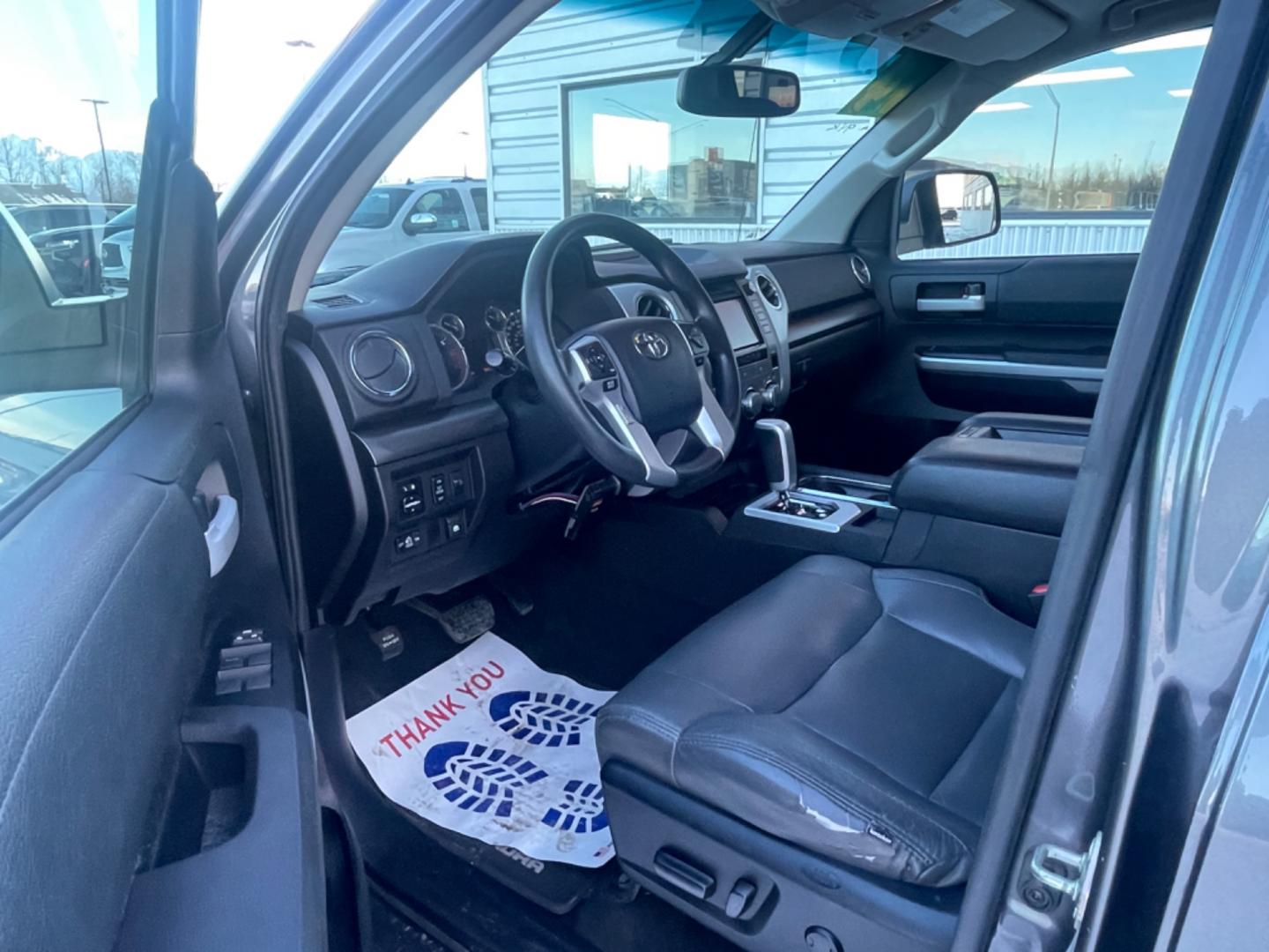 2014 Gray Toyota Tundra SR5 5.7L V8 FFV CrewMax 4WD (5TFDW5F14EX) with an 5.7L V8 DOHC 32V FFV engine, 6-Speed Automatic transmission, located at 1960 Industrial Drive, Wasilla, 99654, (907) 274-2277, 61.573475, -149.400146 - Photo#10